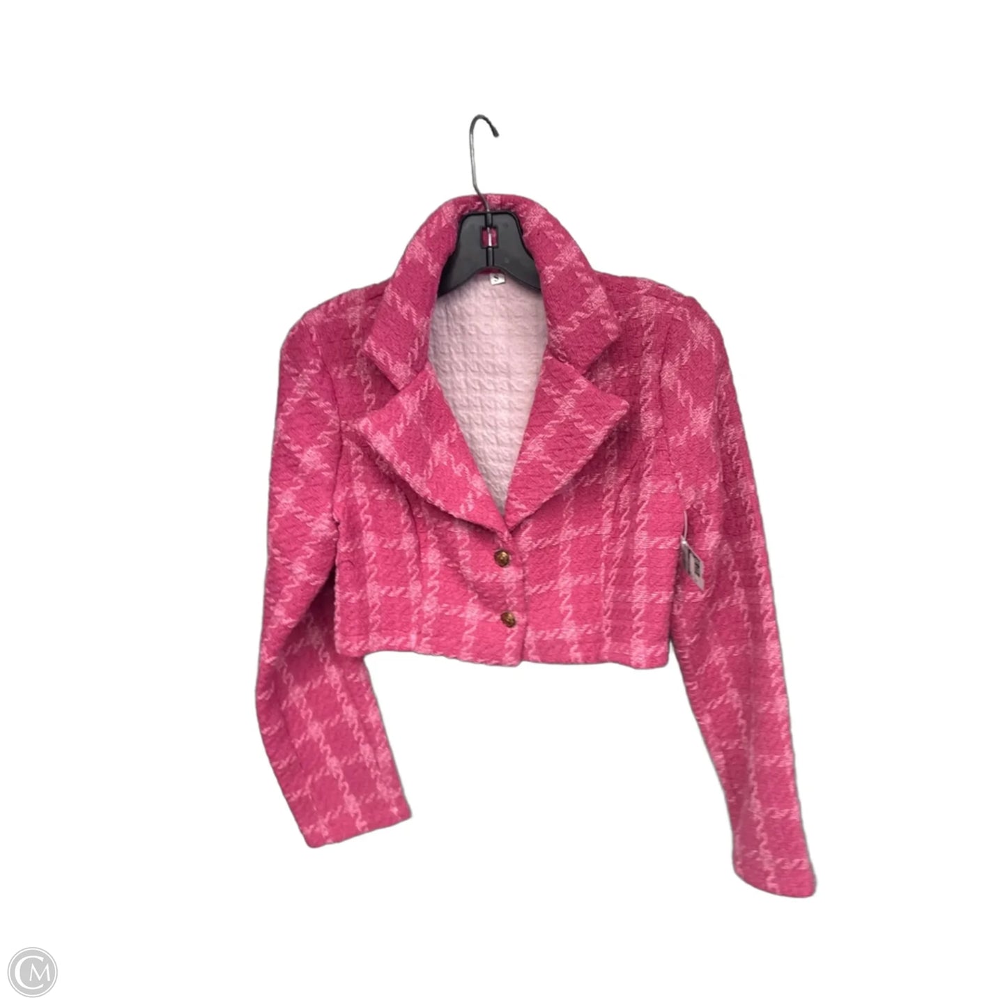 Blazer By Clothes Mentor In Pink, Size: S
