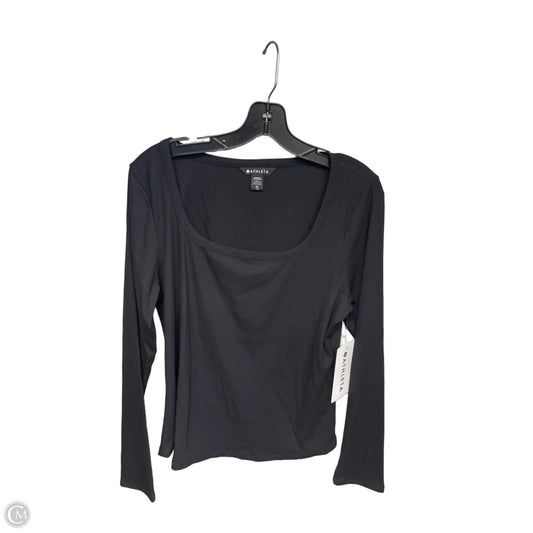 Top Long Sleeve By Athleta In Black, Size: Xl