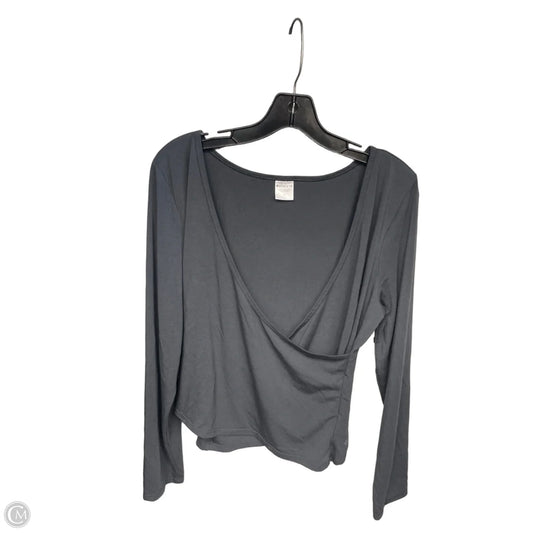 Top Long Sleeve By Athleta In Grey, Size: Xl