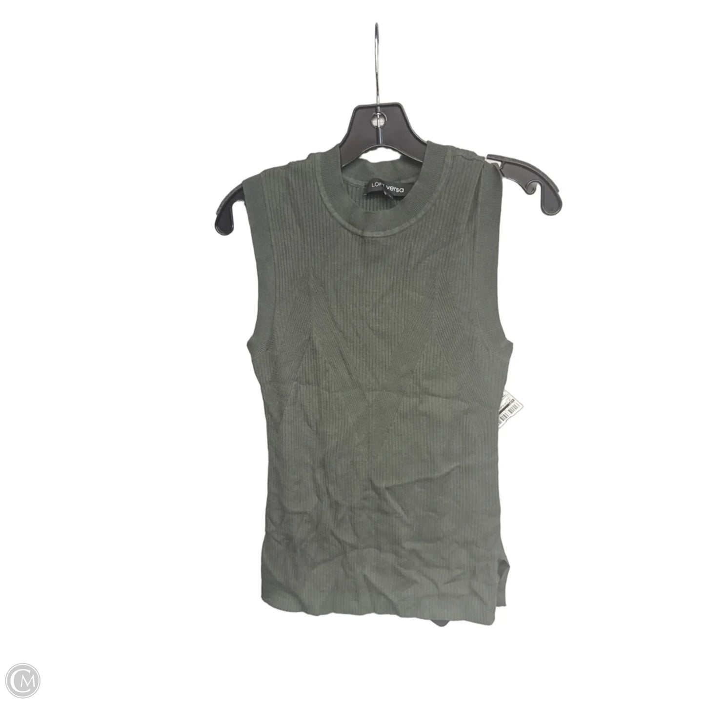 Top Sleeveless By Loft In Green, Size: M