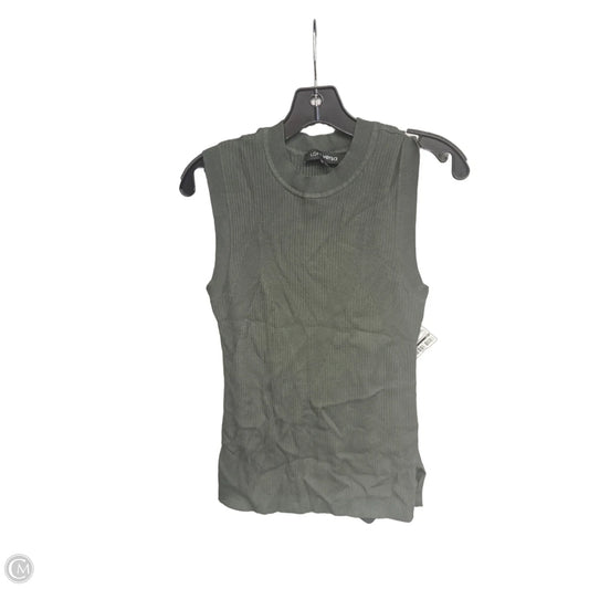 Top Sleeveless By Loft In Green, Size: M