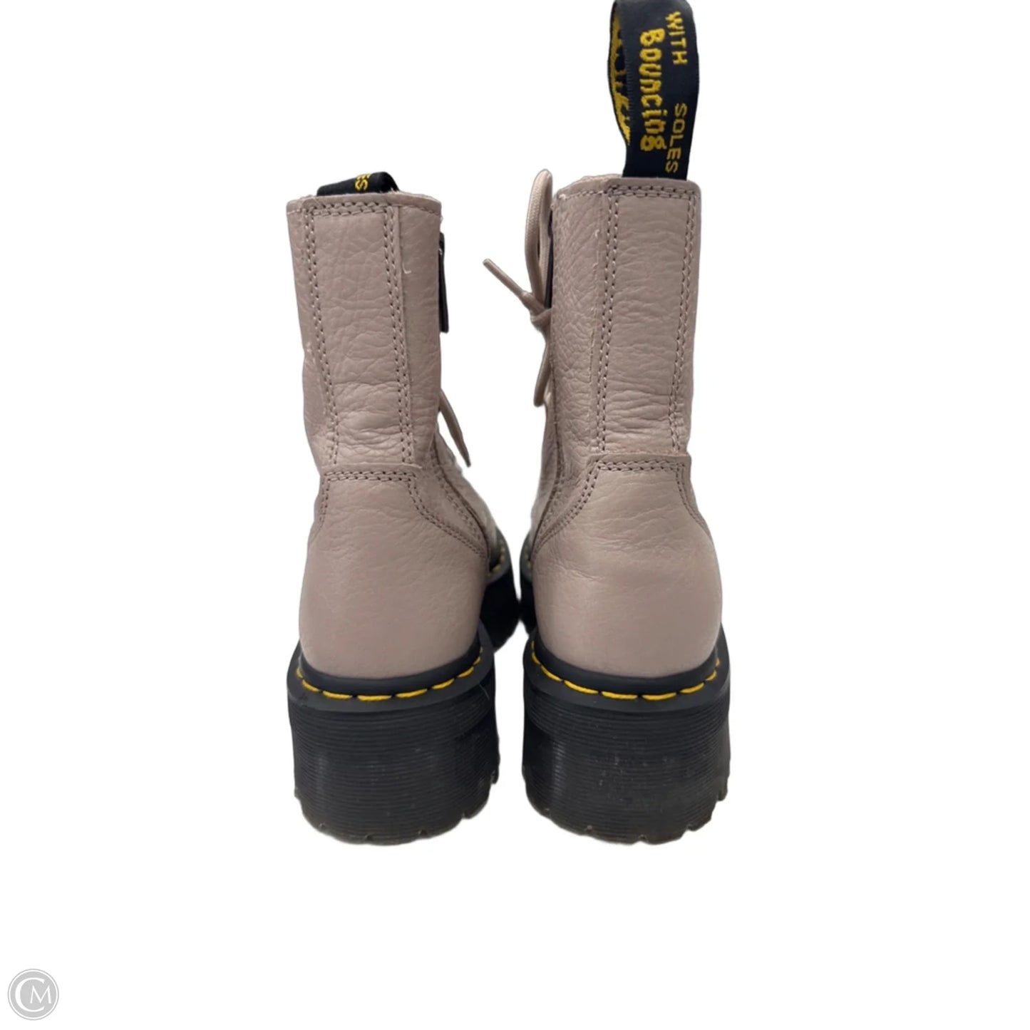 Boots Combat By Dr Martens In Taupe, Size: 7