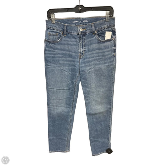 Jeans Straight By Old Navy In Blue Denim, Size: 0