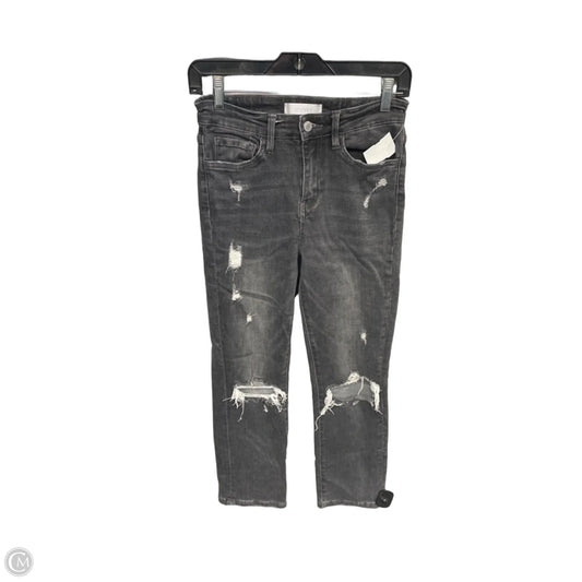 Jeans Straight By Vervet In Grey Denim, Size: 26
