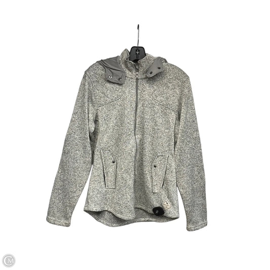 Jacket Fleece By Eddie Bauer In Grey, Size: Xl