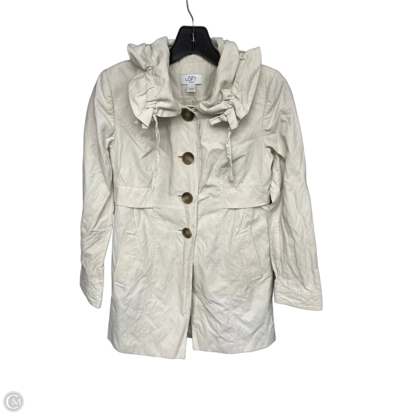 Jacket Other By Loft In Cream, Size: Xxsp
