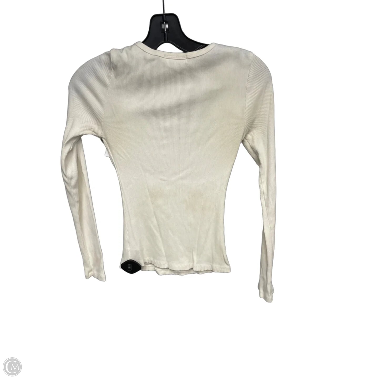 Top Long Sleeve Basic By 89th And Madison In Cream, Size: Xs