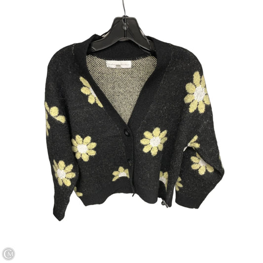 Cardigan By Chelsea And Theodore In Black & Green, Size: Xs