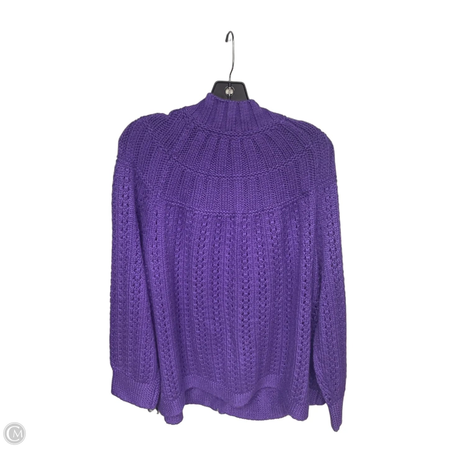 Cardigan By Talbots In Purple, Size: 3x