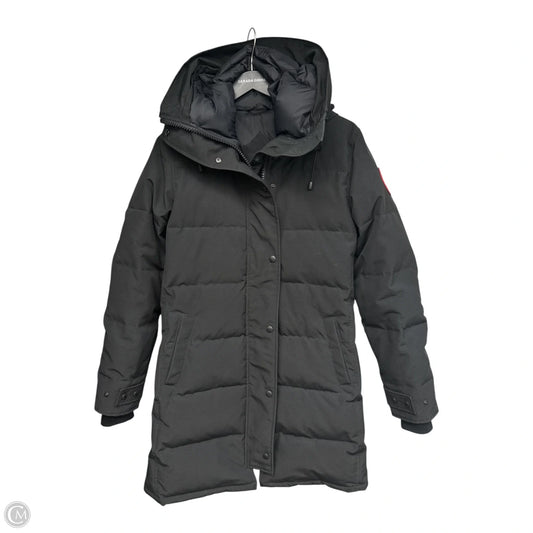 Coat Luxury Designer By Canada Goose In Black, Size: M