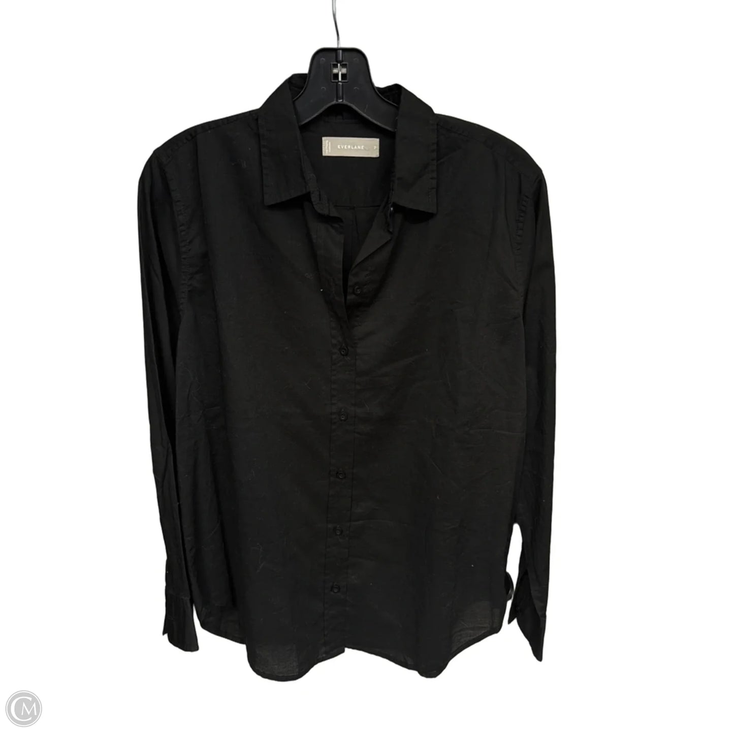 Top Long Sleeve By Everlane In Black, Size: 2