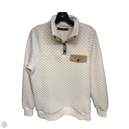 Sweater By Doe & Rae In Cream & Tan, Size: S