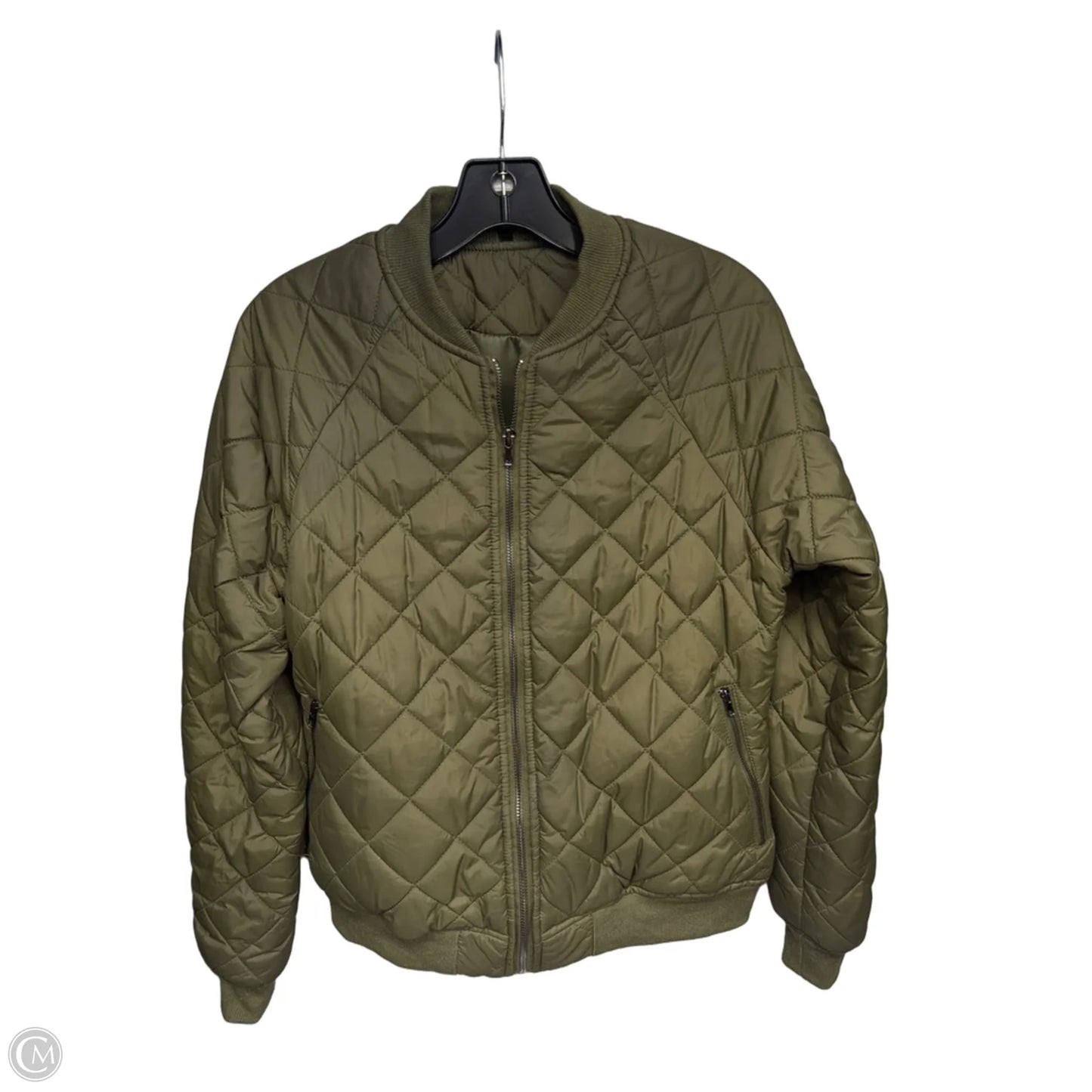 Jacket Puffer & Quilted By Clothes Mentor In Green, Size: S