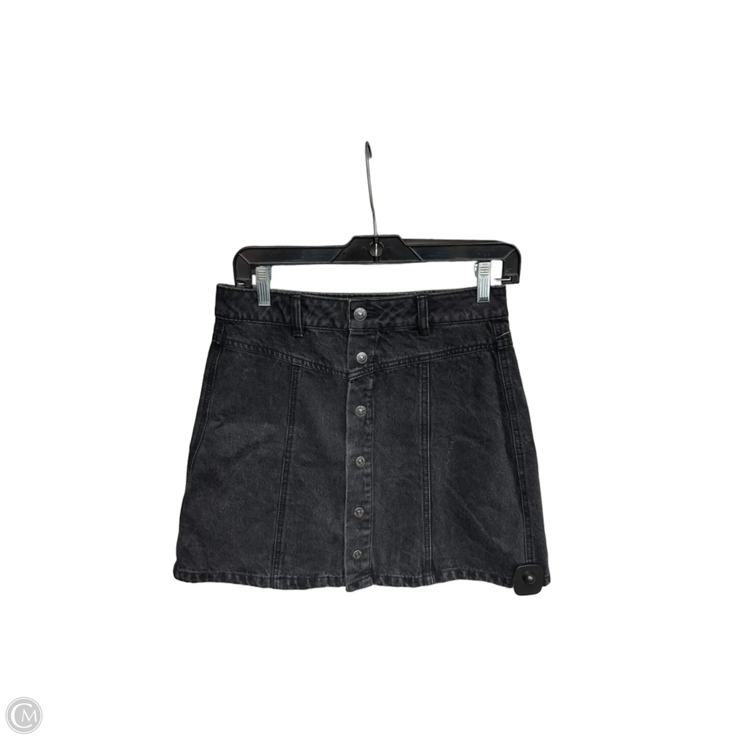 Skirt Mini & Short By Pull&bear In Black Denim, Size: S