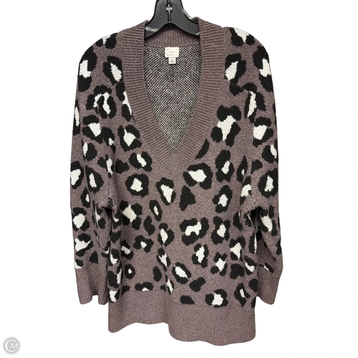 Sweater By A New Day In Animal Print, Size: L