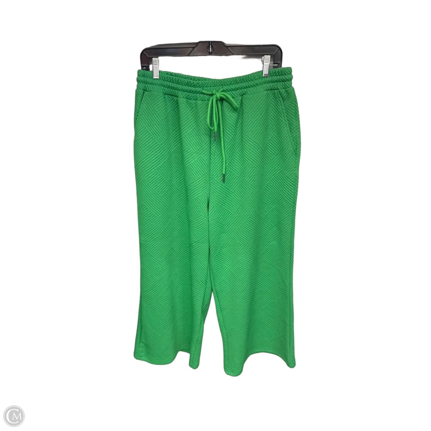 Pants Lounge By Double Take In Green, Size: L