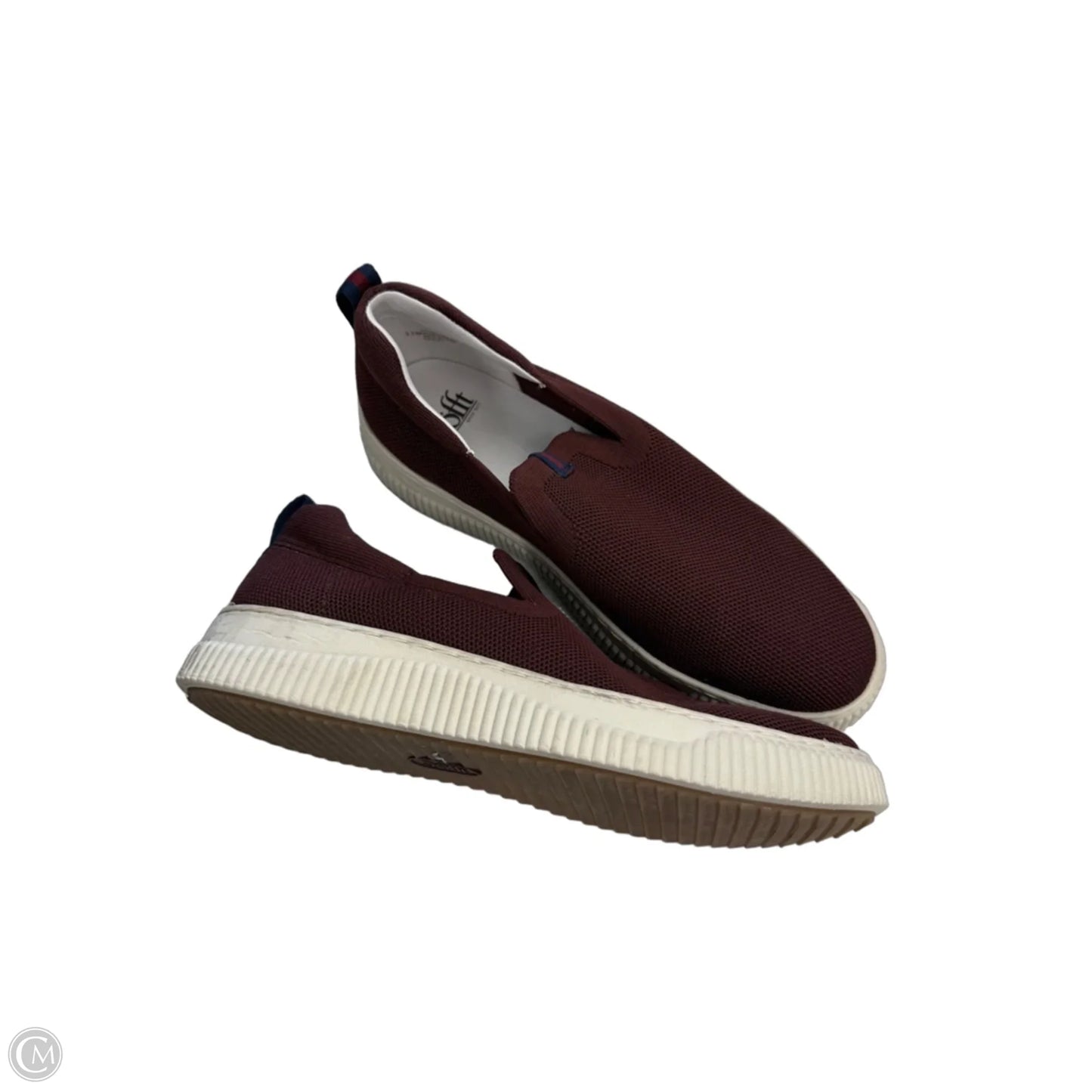 Shoes Sneakers By Sofft In Maroon, Size: 9.5