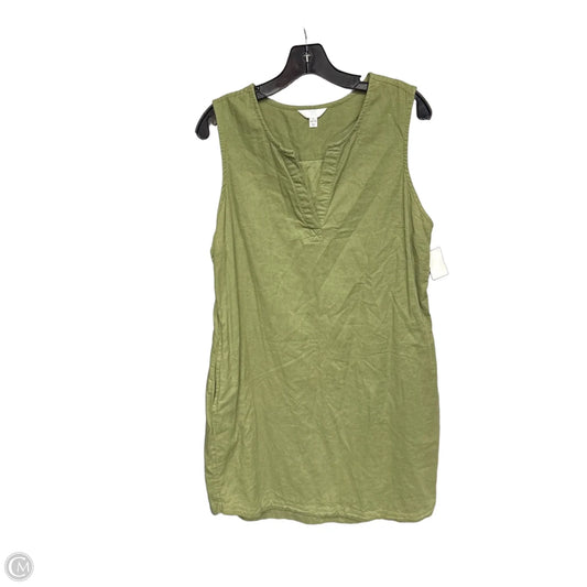 Dress Casual Midi By Time And Tru In Green, Size: L