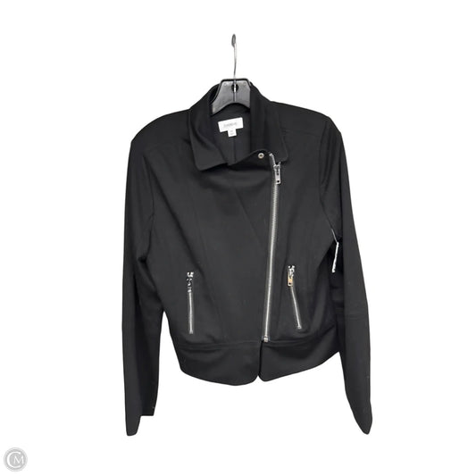 Coat Other By Evereve In Black & Silver, Size: M