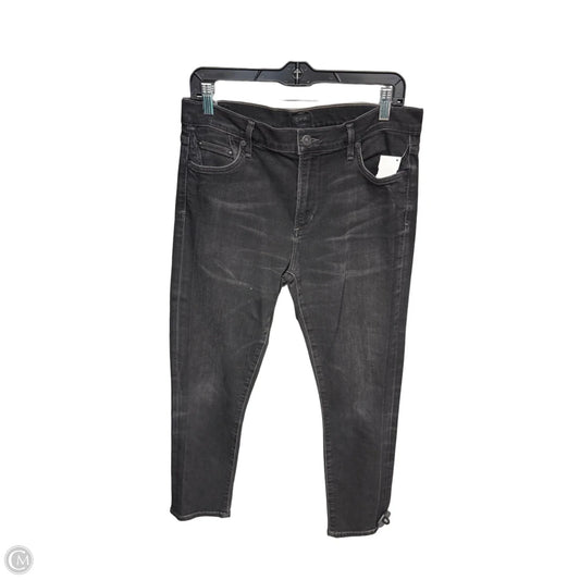 Jeans Straight By Citizens Of Humanity In Black Denim, Size: 8