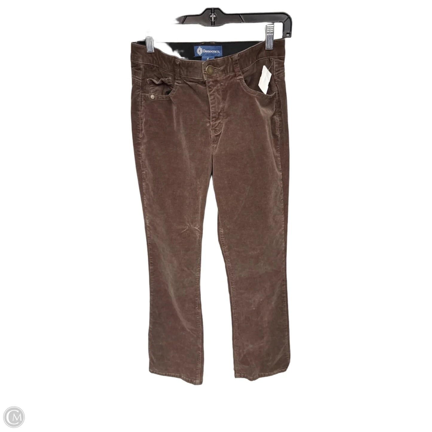 Pants Corduroy By Democracy In Brown, Size: 6