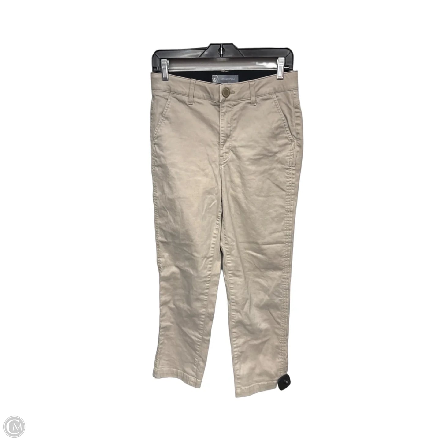 Pants Cropped By Wit & Wisdom In Taupe, Size: 6