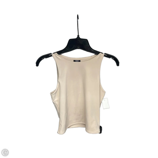 Top Sleeveless By Express In Beige, Size: S