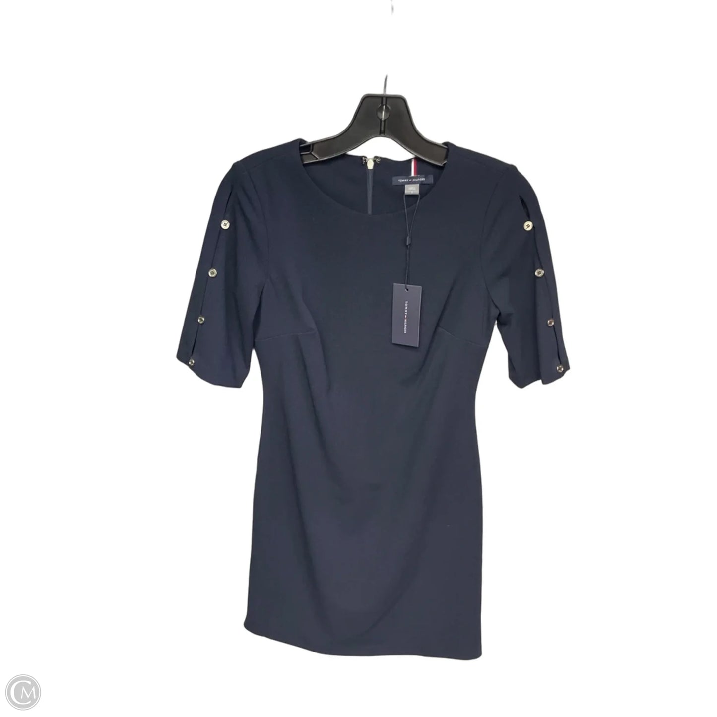 Dress Work By Tommy Hilfiger In Navy, Size: 2