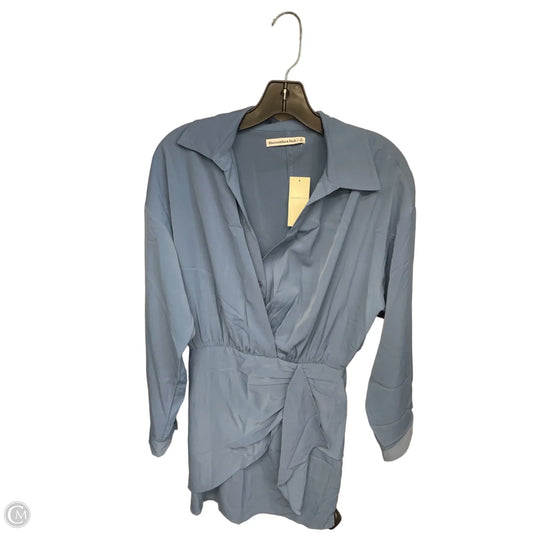 Dress Casual Midi By Abercrombie And Fitch In Blue, Size: S