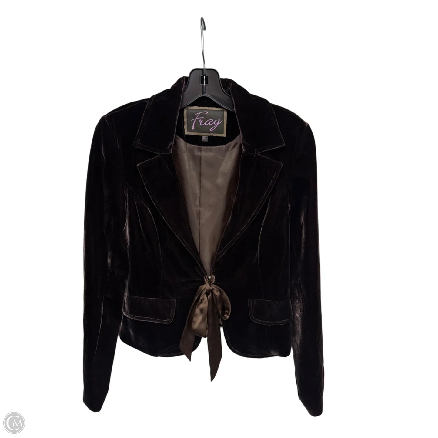 Blazer By Clothes Mentor In Brown, Size: Medium