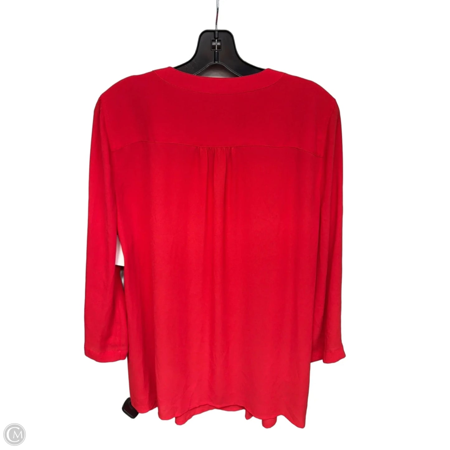 Top 3/4 Sleeve By Bcbg In Red, Size: S