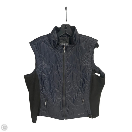 Vest Puffer & Quilted By Eddie Bauer In Black, Size: 2x