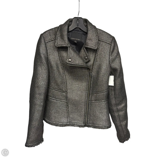 Jacket Moto By Banana Republic In Black, Size: 6