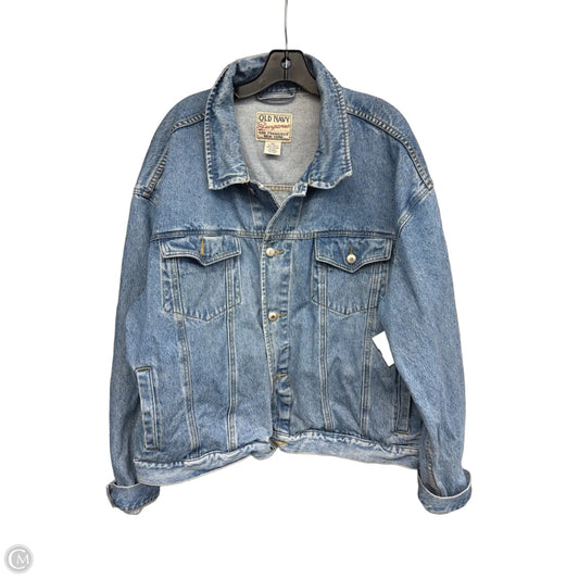 Jacket Denim By Old Navy In Blue Denim, Size: Xxl
