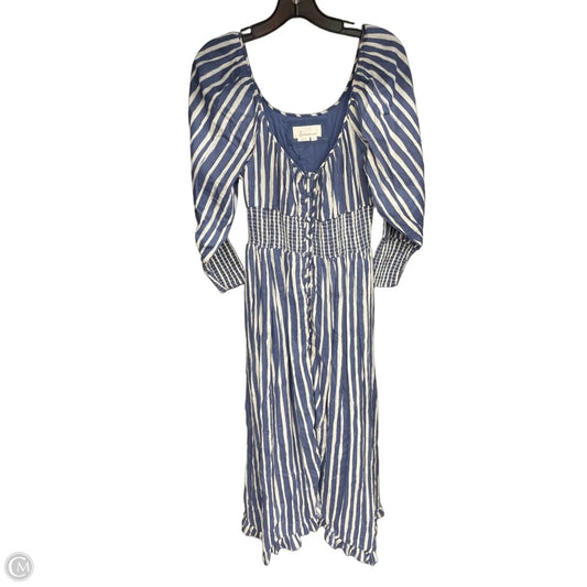 Dress Casual Maxi By Anthropologie In Striped Pattern, Size: S