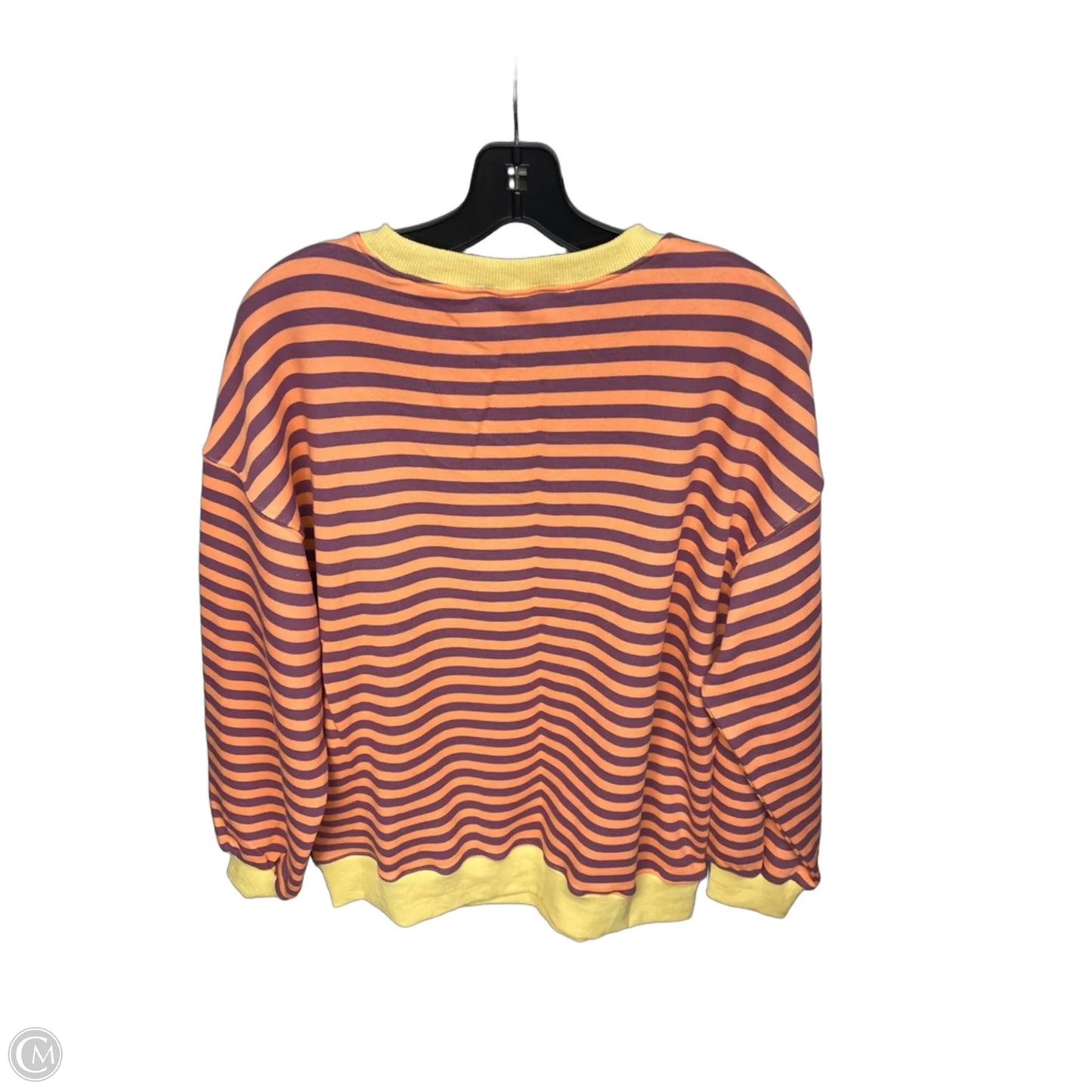 Sweatshirt Crewneck By Anrabess In Striped Pattern, Size: S