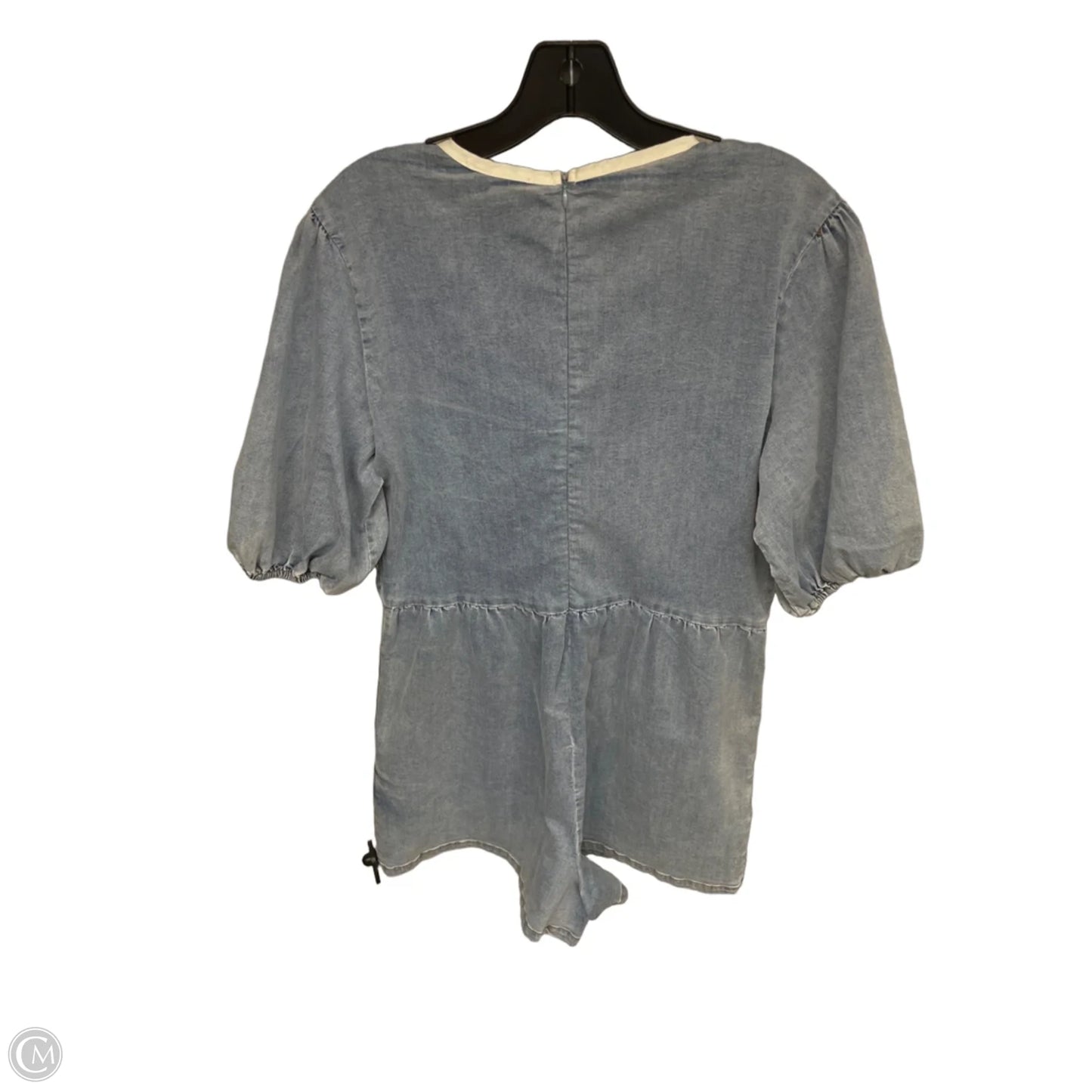 Romper By Gilli In Blue Denim, Size: M