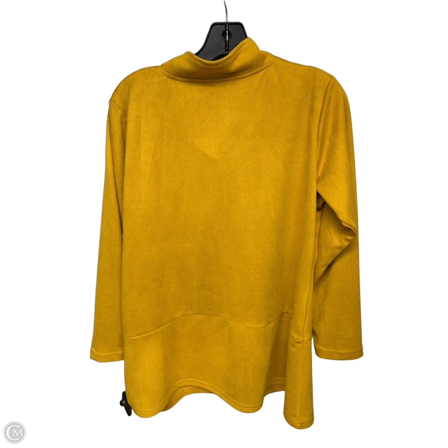 Tunic Long Sleeve By Ethyl In Yellow, Size: M