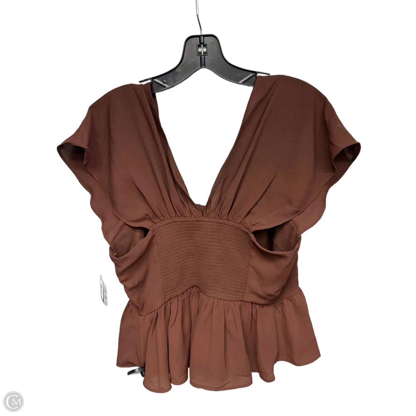 Top Sleeveless By Express In Brown, Size: M