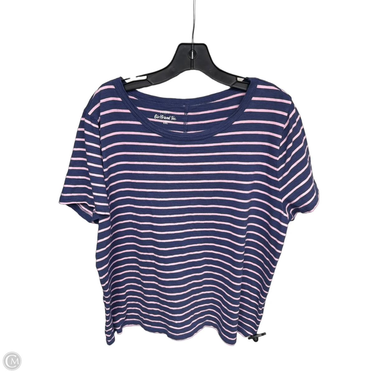Top Short Sleeve By J. Crew In Striped Pattern, Size: Xxl