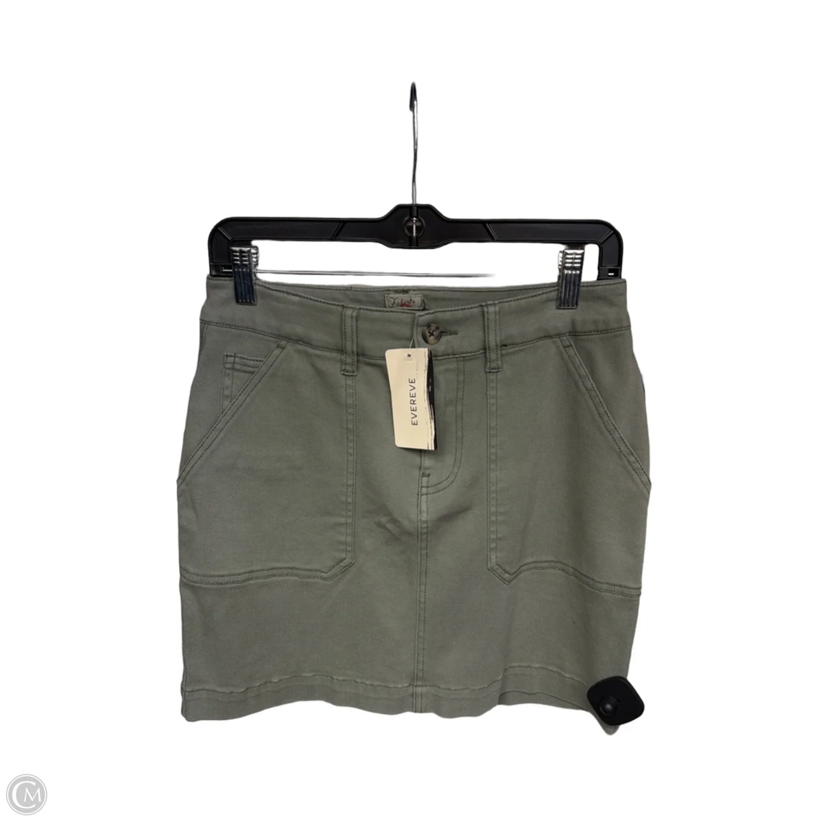 Skirt Mini & Short By Faherty In Green Denim, Size: S