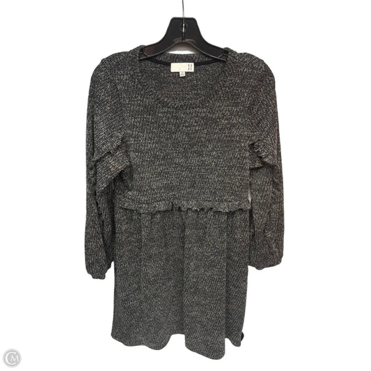 Dress Casual Midi By RO+DE In Grey, Size: Xs