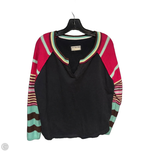 Sweater By We The Free In Black & Pink, Size: M