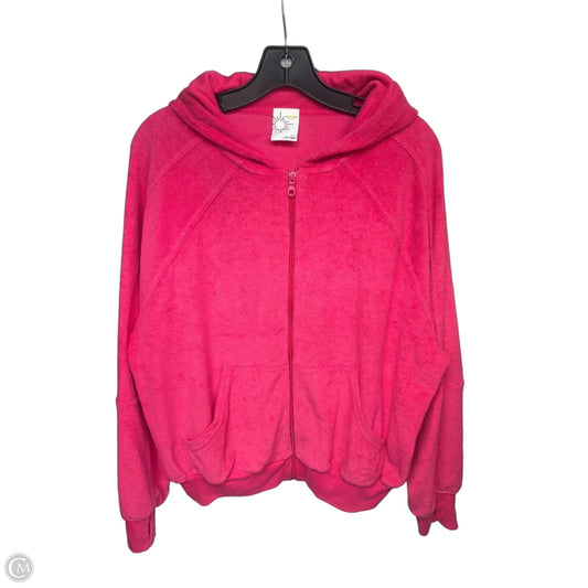 Athletic Jacket By Offline In Pink, Size: S
