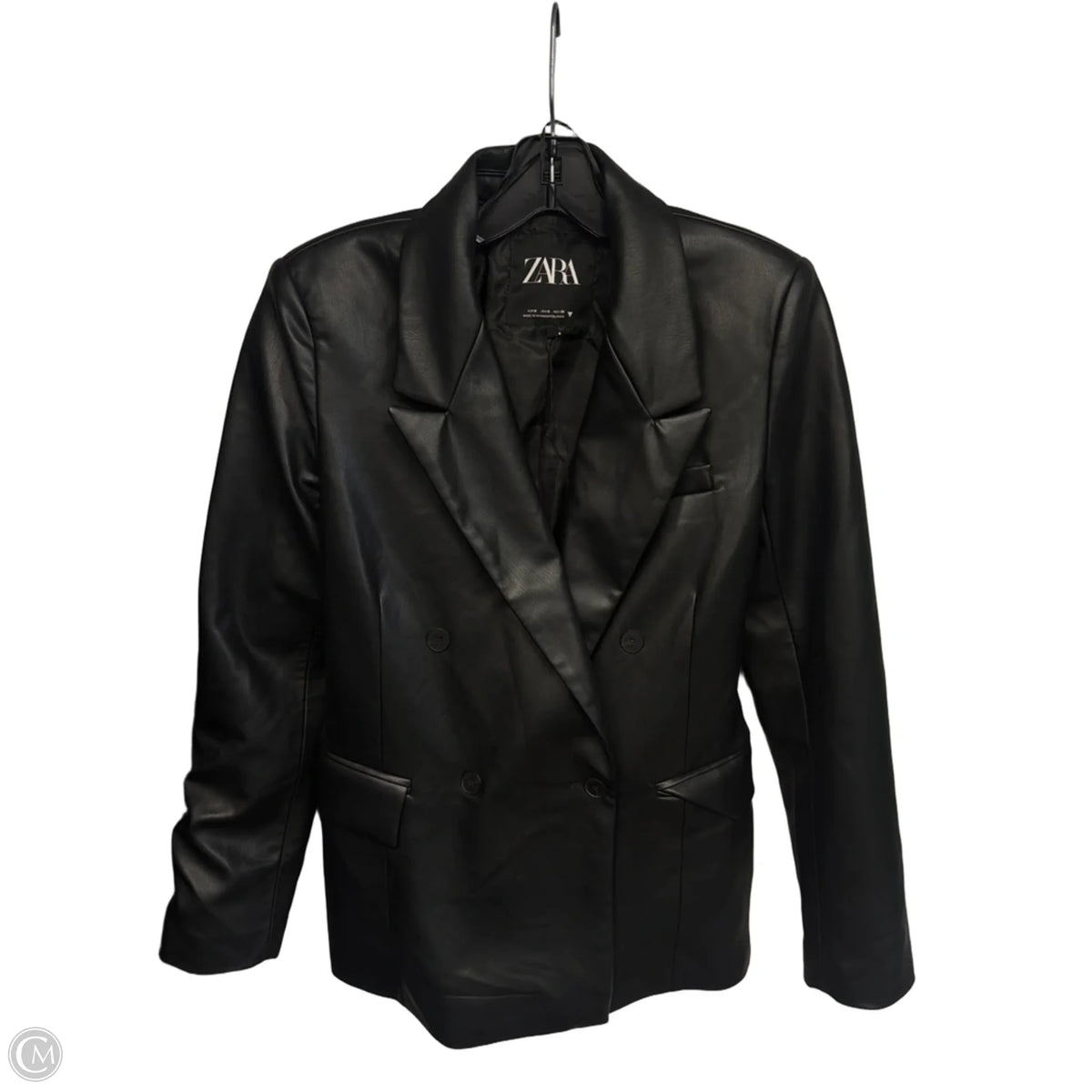 Blazer By Clothes Mentor In Black, Size: S