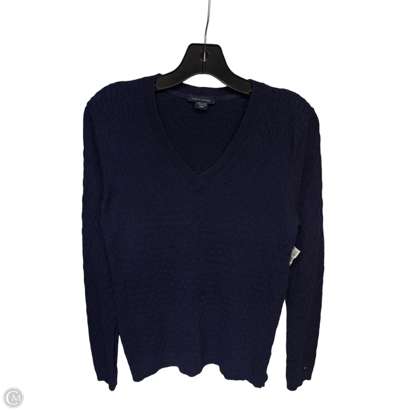 Sweater By Tommy Hilfiger In Navy, Size: M