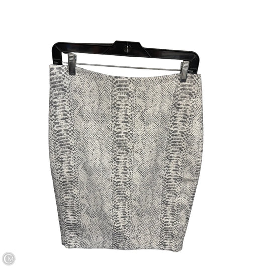 Skirt Midi By Ann Taylor In Snakeskin Print, Size: 4