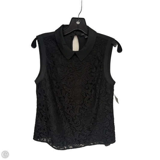 Top Sleeveless By Ann Taylor In Black, Size: S