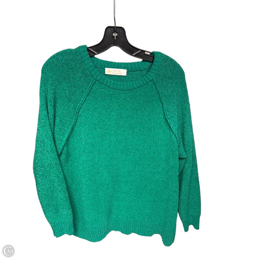 Sweater By Leela & Lavender In Green, Size: L