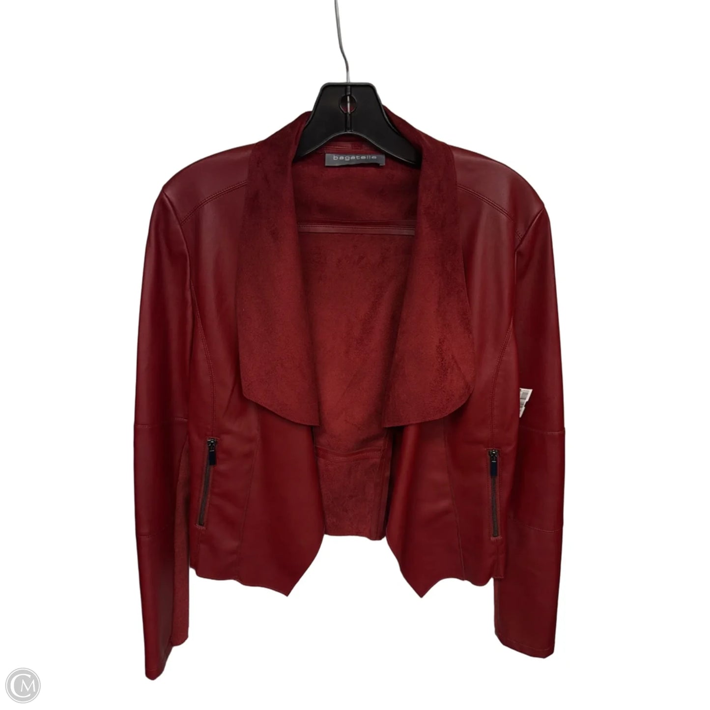 Jacket Moto By Bagatelle In Red, Size: S